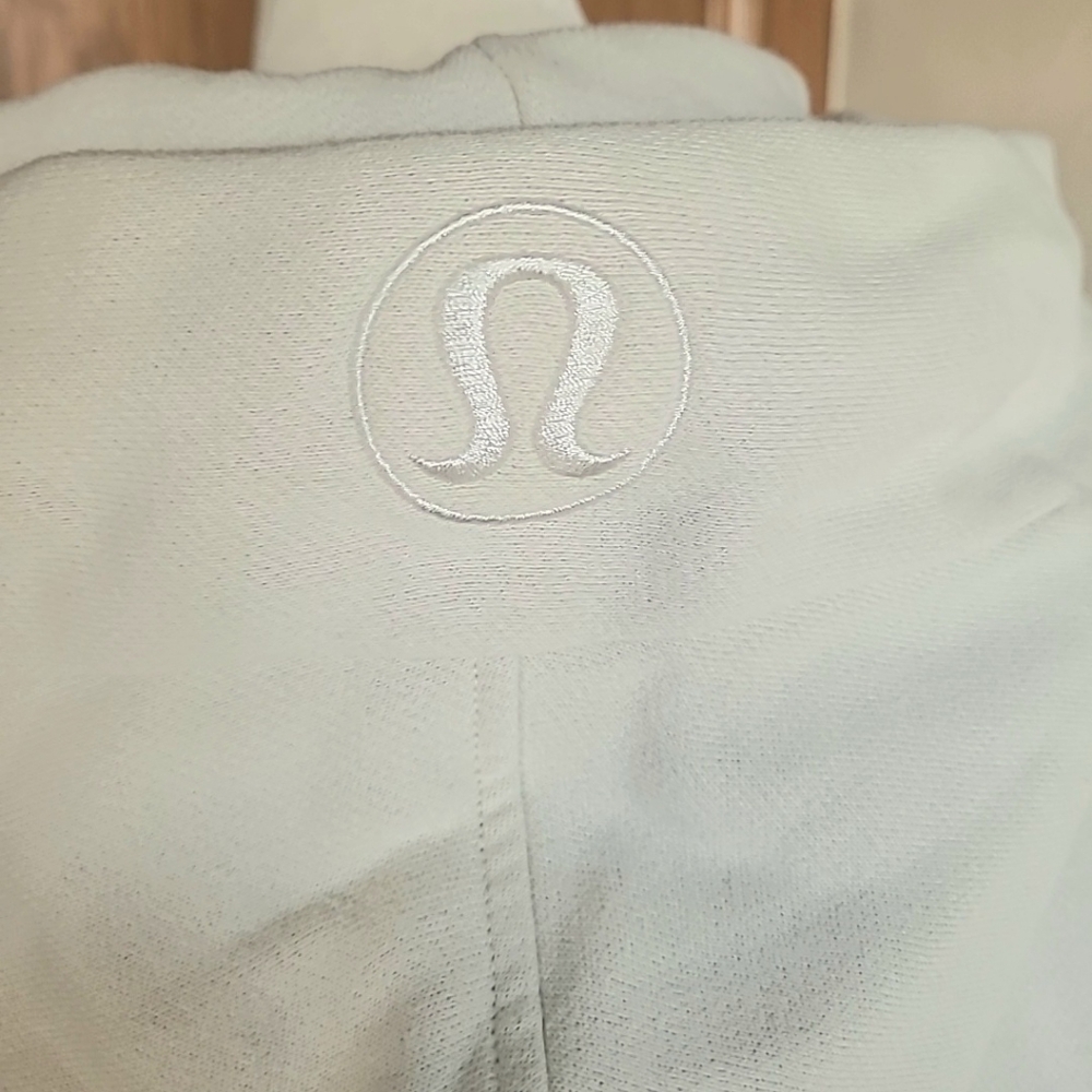 lululemon athletica | Scuba Oversized Fleece Side Slit Hoodie Bone M/L - Picture 7 of 8